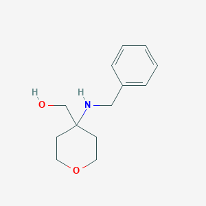[4-(Benzylamino)oxan-4-yl]methanol