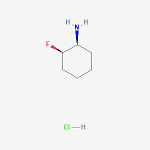 (1S,2R)-2-fluorocyclohexanamine;hydrochloride