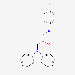 1-(4-Bromo-phenylamino)-3-carbazol-9-yl-propan-2-ol