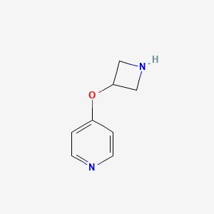 molecular formula C8H10N2O B2675703 4-(Azetidin-3-yloxy)pyridine CAS No. 1251999-13-9