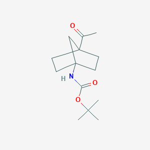 tert-butyl N-(4-acetylnorbornan-1-yl)carbamate