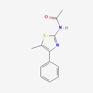 molecular formula C12H12N2OS B2675777 N-(5-methyl-4-phenyl-1,3-thiazol-2-yl)acetamide CAS No. 312592-52-2