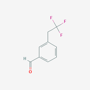 molecular formula C9H7F3O B2675779 3-(2,2,2-Trifluoroethyl)benzaldehyde CAS No. 1368345-17-8