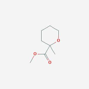 molecular formula C8H14O3 B2675796 Methyl 2-methyltetrahydro-2H-pyran-2-carboxylate CAS No. 58996-69-3