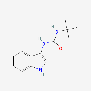 molecular formula C13H17N3O B2675808 1-(tert-butyl)-3-(1H-indol-3-yl)urea CAS No. 922938-89-4