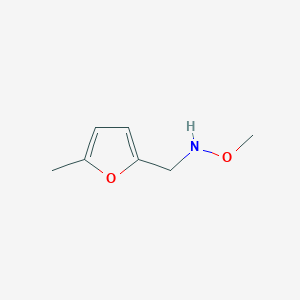 molecular formula C7H11NO2 B2675837 Methoxy[(5-methylfuran-2-yl)methyl]amine CAS No. 1554866-90-8