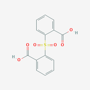 molecular formula C14H10O6S B2675841 2-(2-Carboxyphenyl)sulfonylbenzoic acid CAS No. 22219-00-7