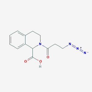 2-(3-Azidopropanoyl)-3,4-dihydro-1H-isoquinoline-1-carboxylic acid
