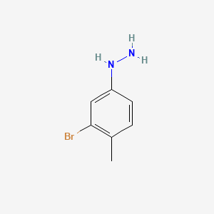 molecular formula C7H9BrN2 B2675892 (3-bromo-4-methylphenyl)hydrazine CAS No. 90084-69-8