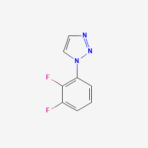molecular formula C8H5F2N3 B2675953 1-(2,3-difluorophenyl)-1H-1,2,3-triazole CAS No. 2380170-88-5