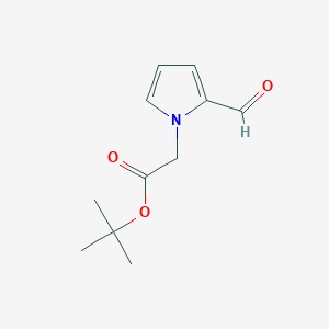 molecular formula C11H15NO3 B2675954 tert-butyl 2-(2-formyl-1H-pyrrol-1-yl)acetate CAS No. 1909317-17-4