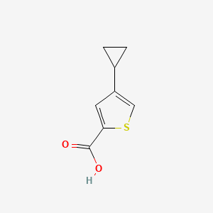 molecular formula C8H8O2S B2675971 4-(Cyclopropyl)thiophene-2-carboxylic acid CAS No. 1252903-38-0