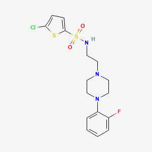 5-chloro-N-(2-(4-(2-fluorophenyl)piperazin-1-yl)ethyl)thiophene-2-sulfonamide