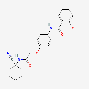 N-(4-{[(1-cyanocyclohexyl)carbamoyl]methoxy}phenyl)-2-methoxybenzamide