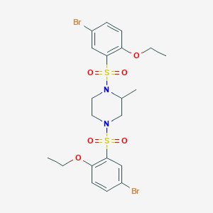 1,4-Bis(5-bromo-2-ethoxybenzenesulfonyl)-2-methylpiperazine