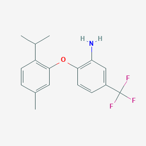 2-(2-Isopropyl-5-methylphenoxy)-5-(trifluoromethyl)aniline