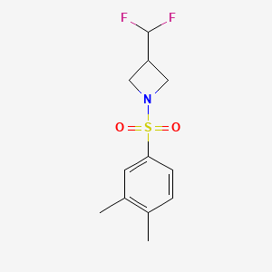 3-(Difluoromethyl)-1-((3,4-dimethylphenyl)sulfonyl)azetidine