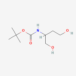 molecular formula C9H19NO4 B2676037 Tert-butyl (1,4-dihydroxybutan-2-yl)carbamate CAS No. 128427-10-1; 156627-42-8; 397246-14-9