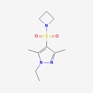 4-(azetidine-1-sulfonyl)-1-ethyl-3,5-dimethyl-1H-pyrazole