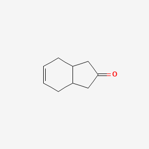 molecular formula C9H12O B2676063 1,3,3a,4,7,7a-Hexahydro-2H-inden-2-one CAS No. 90534-02-4