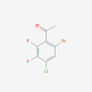 1-(6-Bromo-4-chloro-2,3-difluorophenyl)ethanone