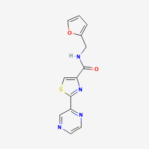 N-(furan-2-ylmethyl)-2-(pyrazin-2-yl)thiazole-4-carboxamide