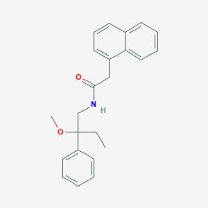 N-(2-methoxy-2-phenylbutyl)-2-(naphthalen-1-yl)acetamide