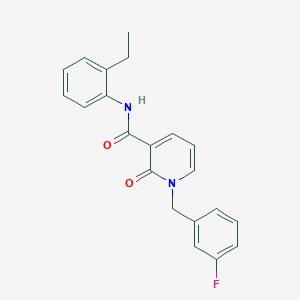 N-(2-ethylphenyl)-1-(3-fluorobenzyl)-2-oxo-1,2-dihydropyridine-3-carboxamide