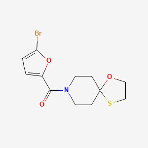 (5-Bromofuran-2-yl)(1-oxa-4-thia-8-azaspiro[4.5]decan-8-yl)methanone