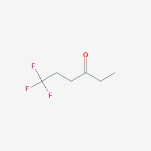 molecular formula C6H9F3O B2676348 6,6,6-Trifluorohexan-3-one CAS No. 1194765-43-9