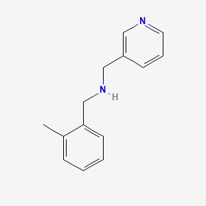 molecular formula C14H16N2 B2676438 (2-Methyl-benzyl)-pyridin-3-ylmethyl-amine CAS No. 510723-58-7