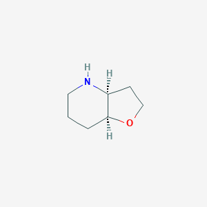 molecular formula C7H13NO B2676639 (3aS,7aS)-Octahydrofuro[3,2-b]pyridine CAS No. 1909293-80-6