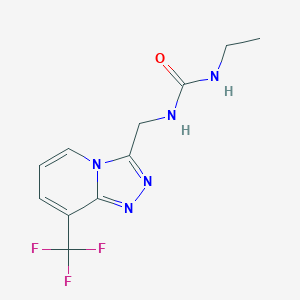 1-Ethyl-3-((8-(trifluoromethyl)-[1,2,4]triazolo[4,3-a]pyridin-3-yl)methyl)urea
