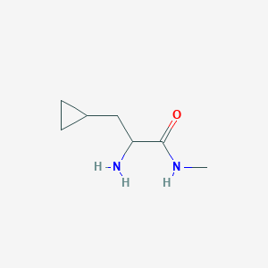 2-Amino-3-cyclopropyl-N-methylpropanamide