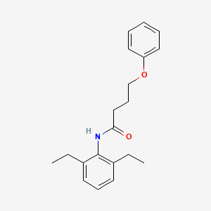 molecular formula C20H25NO2 B2676720 N-(2,6-diethylphenyl)-4-phenoxybutanamide CAS No. 449155-20-8