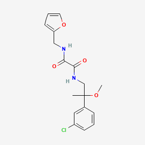 N1-(2-(3-chlorophenyl)-2-methoxypropyl)-N2-(furan-2-ylmethyl)oxalamide