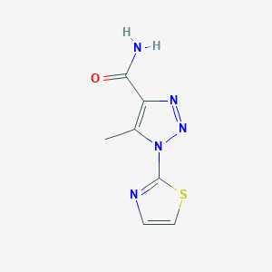 B2676732 5-methyl-1-(thiazol-2-yl)-1H-1,2,3-triazole-4-carboxamide CAS No. 1251689-78-7