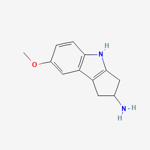 7-methoxy-1H,2H,3H,4H-cyclopenta[b]indol-2-amine