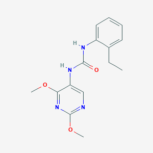 molecular formula C15H18N4O3 B2676781 1-(2,4-Dimethoxypyrimidin-5-yl)-3-(2-ethylphenyl)urea CAS No. 1797253-21-4