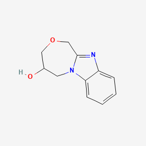 4,5-dihydro-1H,3H-[1,4]oxazepino[4,3-a]benzimidazol-4-ol