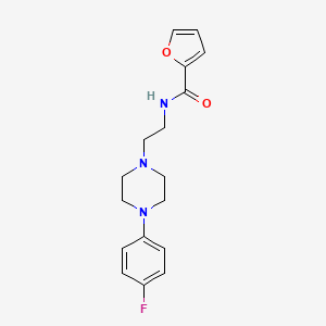 molecular formula C17H20FN3O2 B2676795 N-(2-(4-(4-fluorophenyl)piperazin-1-yl)ethyl)furan-2-carboxamide CAS No. 1049440-86-9