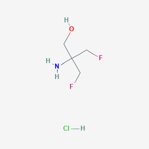 2-Amino-3-fluoro-2-(fluoromethyl)propan-1-ol;hydrochloride