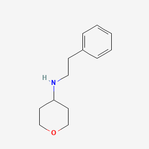 molecular formula C13H19NO B2676882 N-Phenethyltetrahydro-2H-pyran-4-amine CAS No. 1154890-05-7