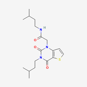 N-(3-methylbutyl)-2-[3-(3-methylbutyl)-2,4-dioxo-3,4-dihydrothieno[3,2-d]pyrimidin-1(2H)-yl]acetamide