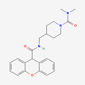 4-((9H-xanthene-9-carboxamido)methyl)-N,N-dimethylpiperidine-1-carboxamide