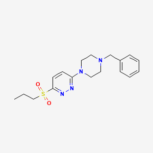 3-(4-Benzylpiperazin-1-yl)-6-(propylsulfonyl)pyridazine