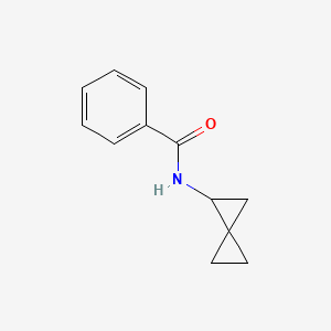 molecular formula C12H13NO B2677083 N-Spiro[2.2]pentan-2-ylbenzamide CAS No. 17202-71-0