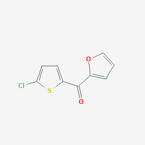 molecular formula C9H5ClO2S B2677087 2-(5-Chlorothiophene-2-carbonyl)furan CAS No. 659719-72-9
