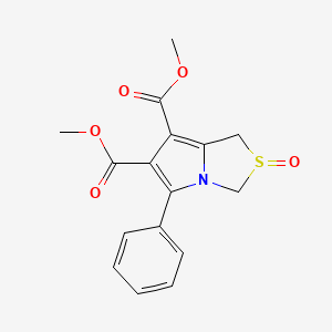Dimethyl 2-oxo-5-phenyl-1,3-dihydropyrrolo[1,2-c][1,3]thiazole-6,7-dicarboxylate