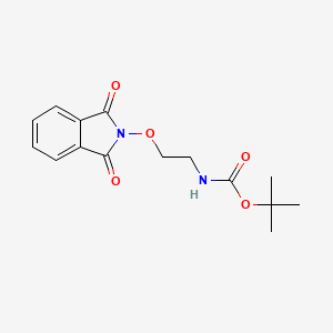 molecular formula C15H18N2O5 B2677245 tert-Butyl 2-(1,3-dioxoisoindolin-2-yloxy)ethylcarbamate CAS No. 87276-51-5